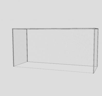 金属框架足球门SU模型下载_sketchup草图大师SKP模型