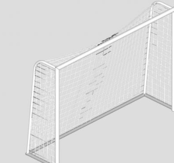 体育竞技足球球门SU模型下载_sketchup草图大师SKP模型