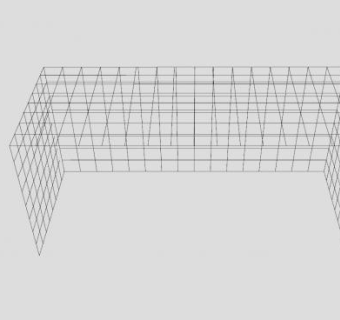 网状型球门SU模型下载_sketchup草图大师SKP模型