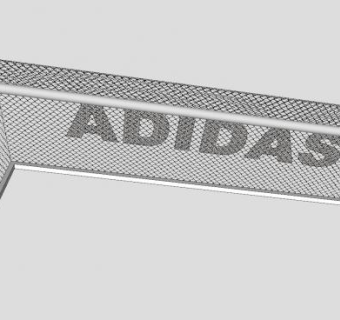 Adidas网门球门SU模型下载_sketchup草图大师SKP模型