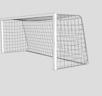 网织足球门SU模型下载_sketchup草图大师SKP模型