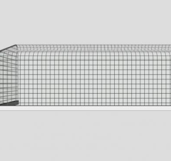网格足球门SU模型下载_sketchup草图大师SKP模型