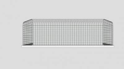 网格足球门SU模型下载_sketchup草图大师SKP模型