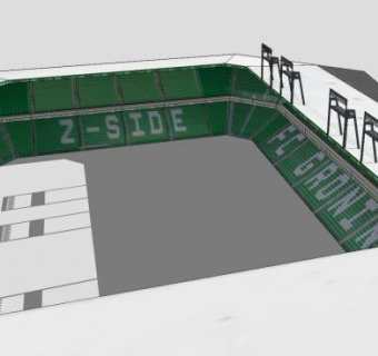 欧罗堡球场SU模型下载_sketchup草图大师SKP模型