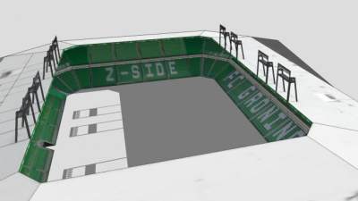 欧罗堡球场SU模型下载_sketchup草图大师SKP模型