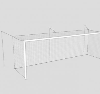 国际足联标准足球门SU模型下载_sketchup草图大师SKP模型