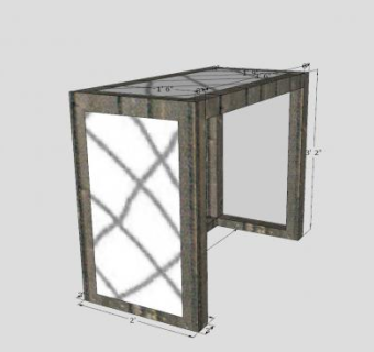铁框架足球网门SU模型下载_sketchup草图大师SKP模型