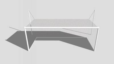 国际足联足球门SU模型下载_sketchup草图大师SKP模型