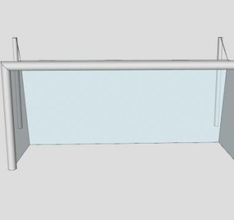 网织门足球门SU模型下载_sketchup草图大师SKP模型