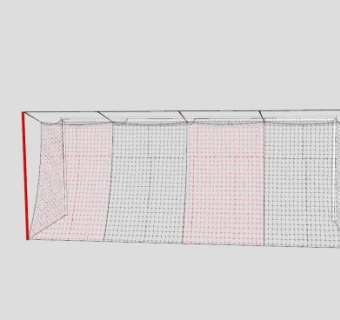 标准的国际足联足球门SU模型下载_sketchup草图大师SKP模型