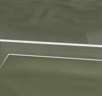 郊外场地足球场球门SU模型下载_sketchup草图大师SKP模型