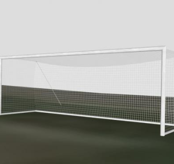 大型足球场地和足球门SU模型下载_sketchup草图大师SKP模型