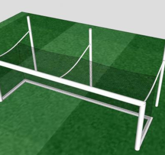 职业联赛足球门SU模型下载_sketchup草图大师SKP模型