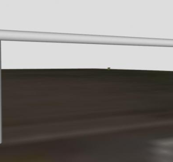 足球场地无网球门SU模型下载_sketchup草图大师SKP模型