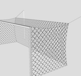 足球球门网SU模型下载_sketchup草图大师SKP模型