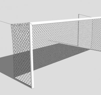 训练专用足球门SU模型下载_sketchup草图大师SKP模型