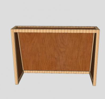 木制球门SU模型下载_sketchup草图大师SKP模型