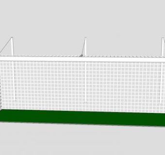 标准规格足球门SU模型下载_sketchup草图大师SKP模型
