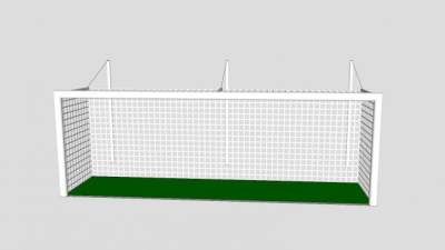 标准规格足球门SU模型下载_sketchup草图大师SKP模型