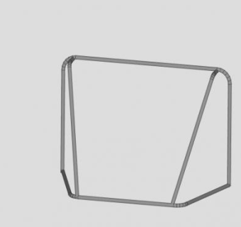 无网足球门SU模型下载_sketchup草图大师SKP模型