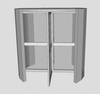 世贸中心旋转门SU模型下载_sketchup草图大师SKP模型