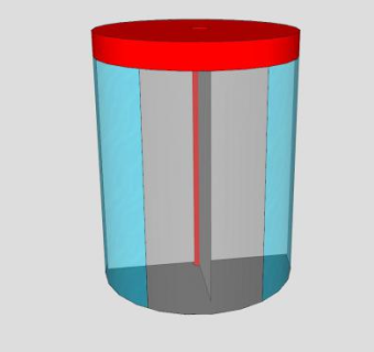 环柱玻璃旋转门SU模型下载_sketchup草图大师SKP模型
