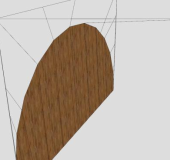 拱形木制庭院门SU模型下载_sketchup草图大师SKP模型