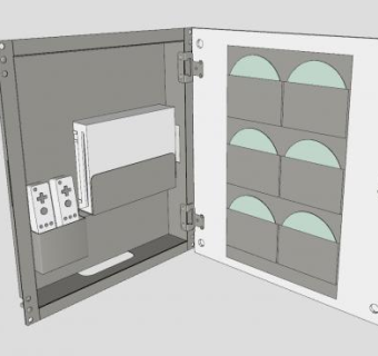 游戏机传感器SU模型下载_sketchup草图大师SKP模型