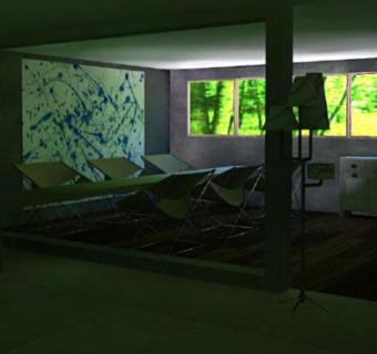 现代休闲餐厅SU模型下载_sketchup草图大师SKP模型