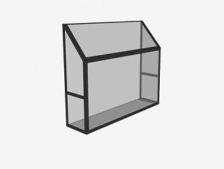 平方玻璃凸窗SU模型下载_sketchup草图大师SKP模型