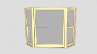 现代休闲型阳台飘窗SU模型下载_sketchup草图大师SKP模型