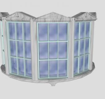 豪华住宅的凸窗SU模型下载_sketchup草图大师SKP模型
