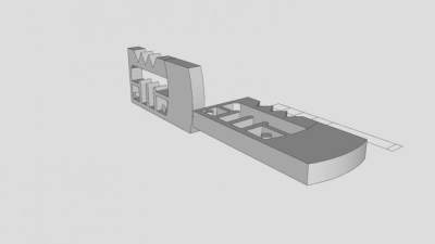 抽屉钥匙锁装置零件SU模型下载_sketchup草图大师SKP模型