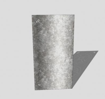 锡板动物鸡形状穿孔板SU模型下载_sketchup草图大师SKP模型