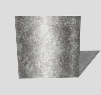 水果篮子锡板穿孔板SU模型下载_sketchup草图大师SKP模型