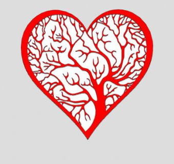 心形树状装饰SU模型下载_sketchup草图大师SKP模型