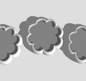 圆边镜面装饰SU模型下载_sketchup草图大师SKP模型