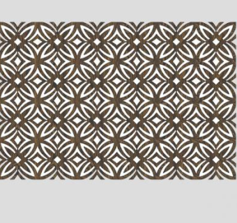 连续图案花纹装饰SU模型下载_sketchup草图大师SKP模型