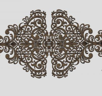 抽象图案花纹SU模型下载_sketchup草图大师SKP模型