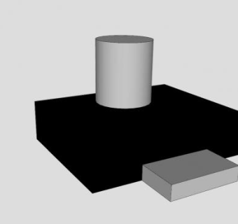 木纹橱柜锁SU模型下载_sketchup草图大师SKP模型
