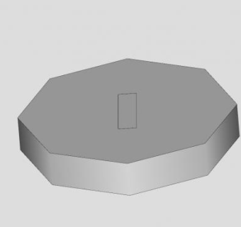 八边形门锁锁具SU模型下载_sketchup草图大师SKP模型