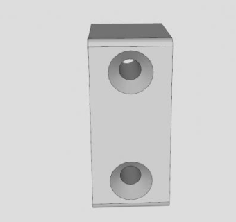 条形锁具五金零件SU模型下载_sketchup草图大师SKP模型