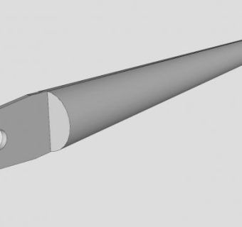 条形金属五金SU模型下载_sketchup草图大师SKP模型