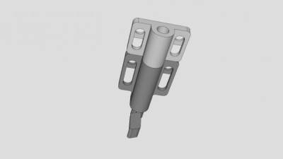 金属锁条锁具配件SU模型下载_sketchup草图大师SKP模型