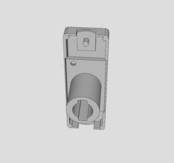 门锁金属配件SU模型下载_sketchup草图大师SKP模型