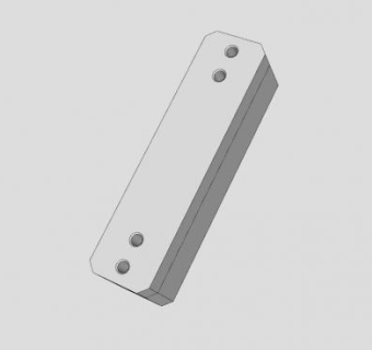 金属杆锁配件SU模型下载_sketchup草图大师SKP模型