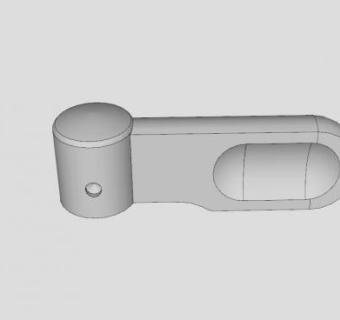 金属锁条锁具SU模型下载_sketchup草图大师SKP模型