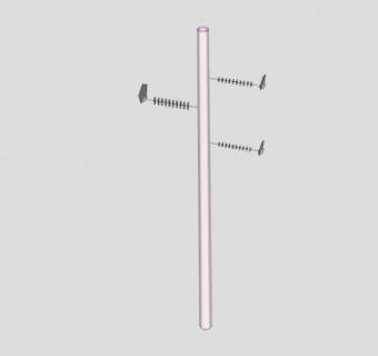 电源线水泥柱SU模型下载_sketchup草图大师SKP模型