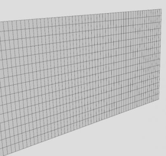 焊接钢丝篱笆SU模型下载_sketchup草图大师SKP模型
