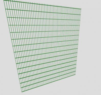 绿色网格防护网SU模型下载_sketchup草图大师SKP模型